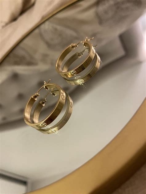 cercei aur cartier